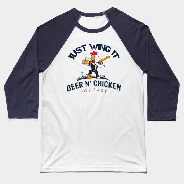 Just Wing It! Baseball T-Shirt by TheSpannReportPodcastNetwork